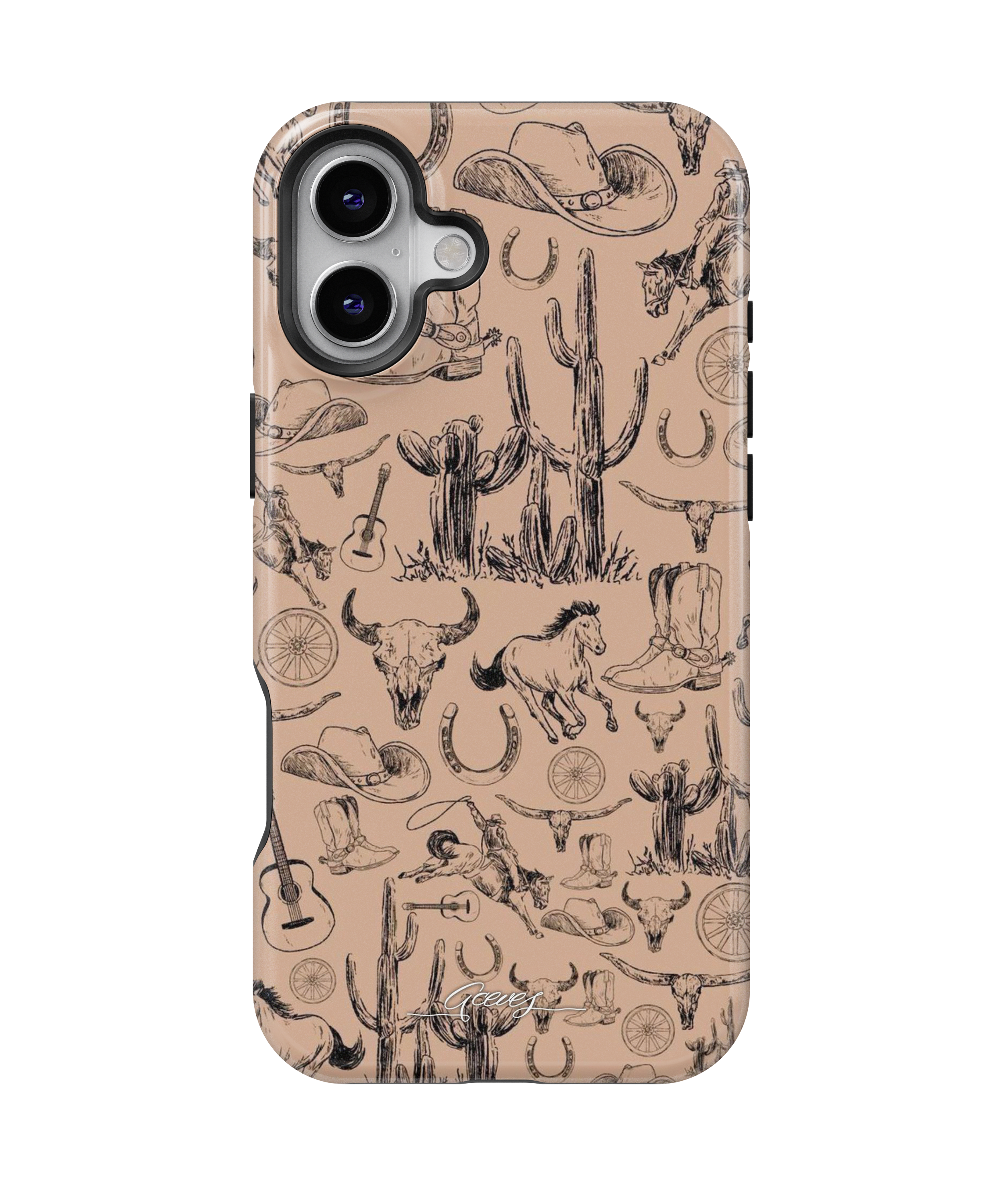 FUNDA COWBOY ICONS