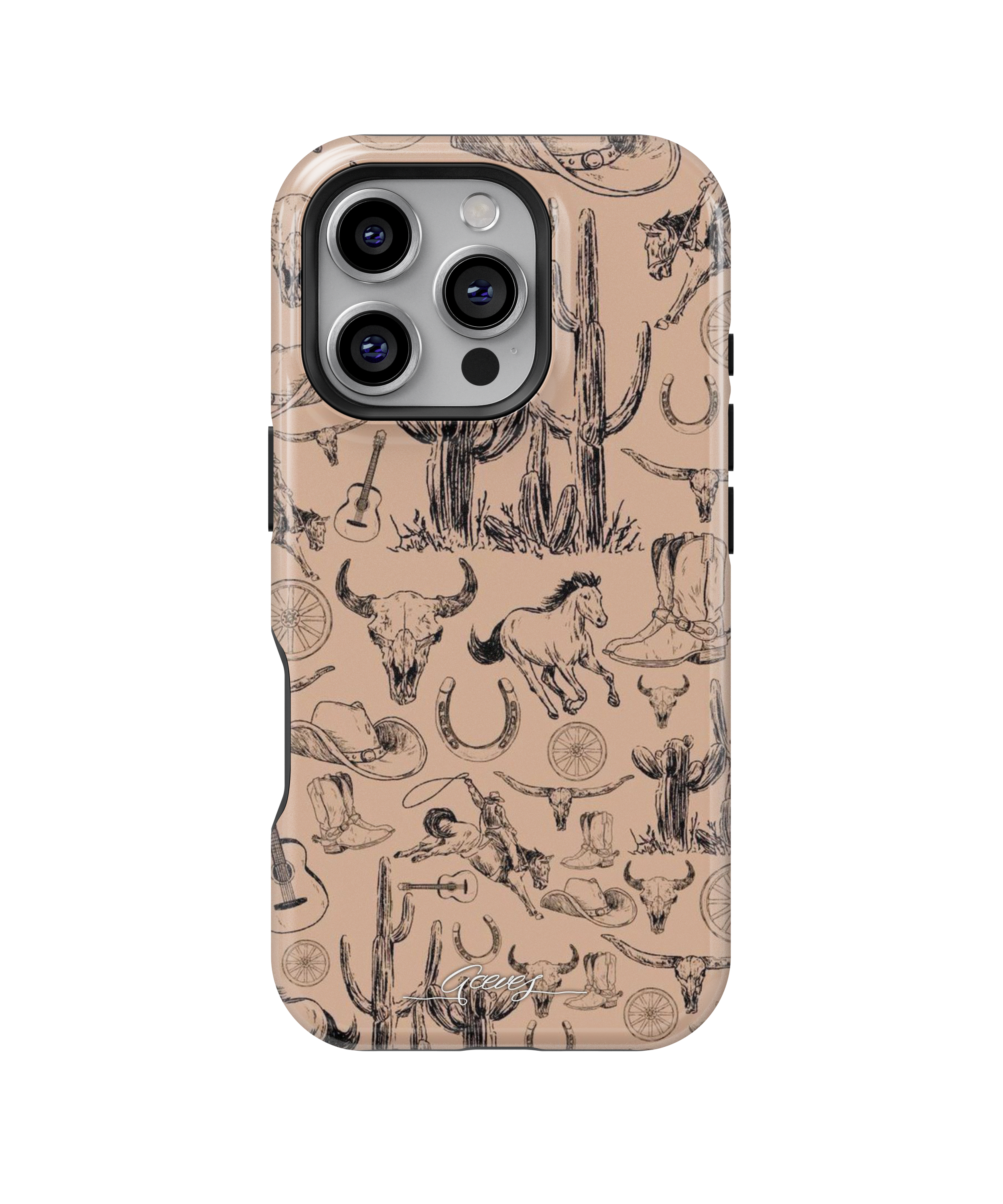 FUNDA COWBOY ICONS