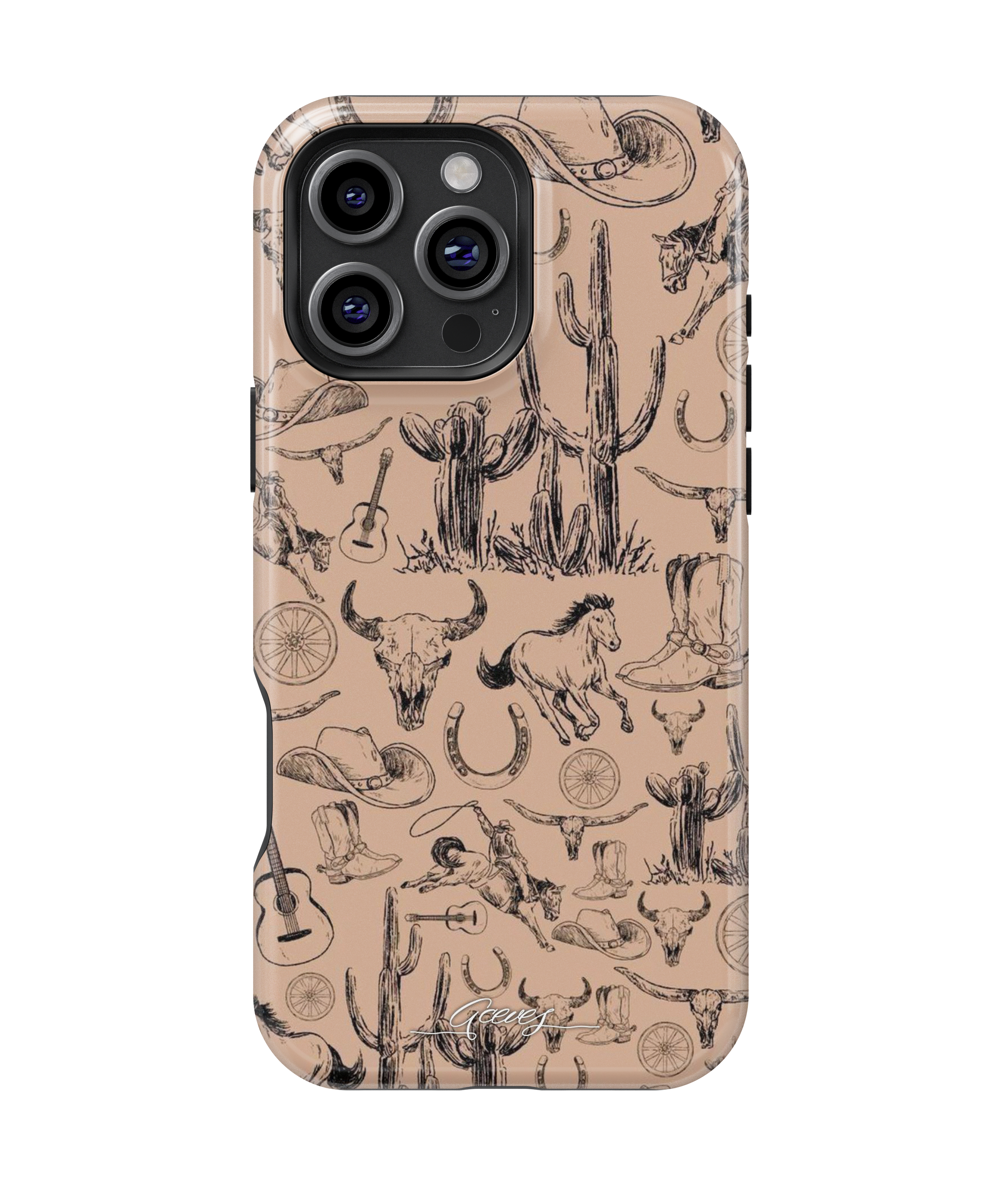 FUNDA COWBOY ICONS